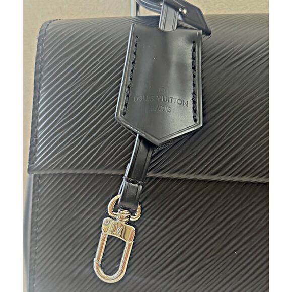 Louis Vuitton BLACK Mini Cluny Top Handle Bag Epi Leather Guitar Strap $3100 - Picture 7 of 15
